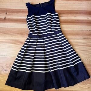 Navy and White dress